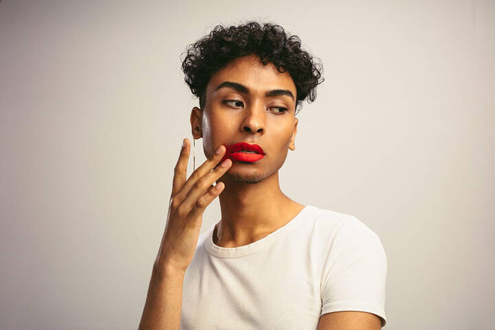Labios difuminados