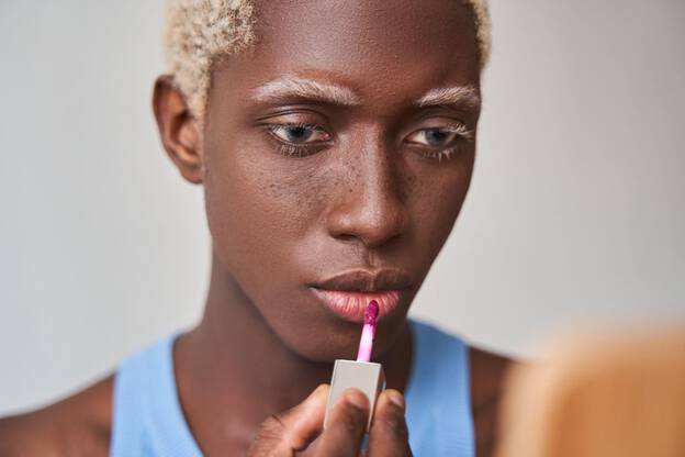 labios difuminados