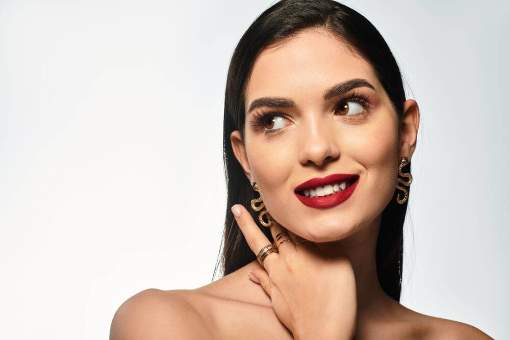 maquillaje de alto contraste