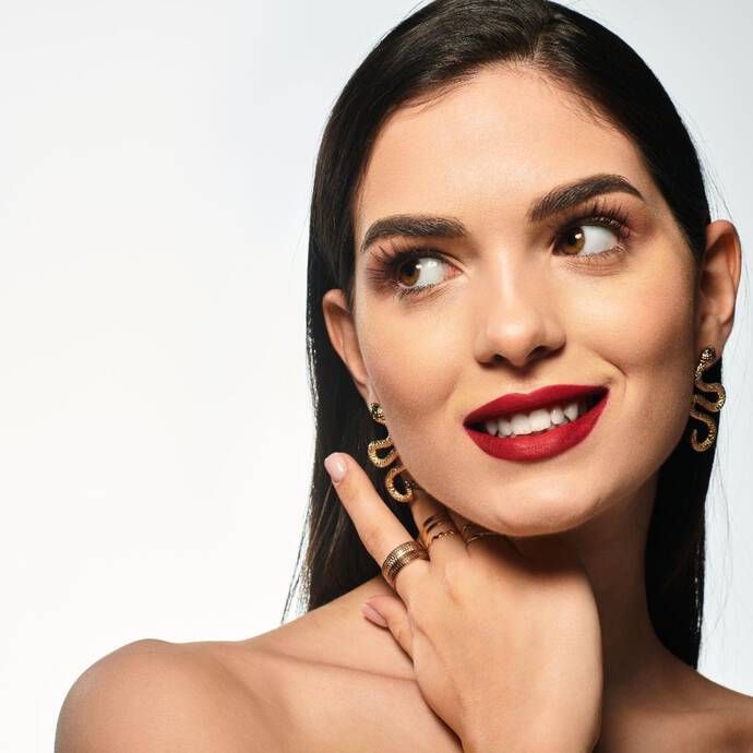maquillaje de alto contraste