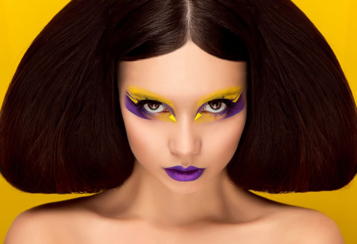 maquillaje vanguardista