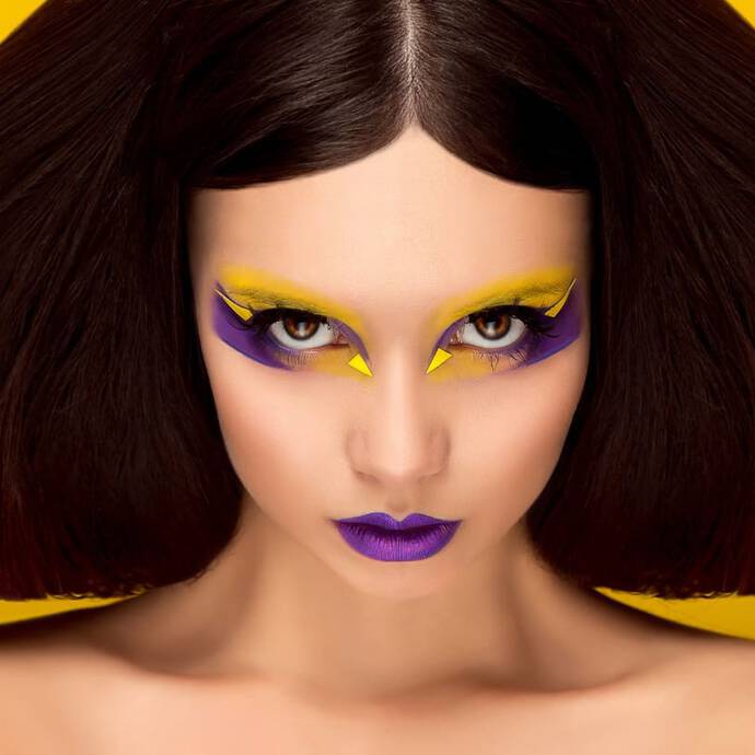 maquillaje vanguardista