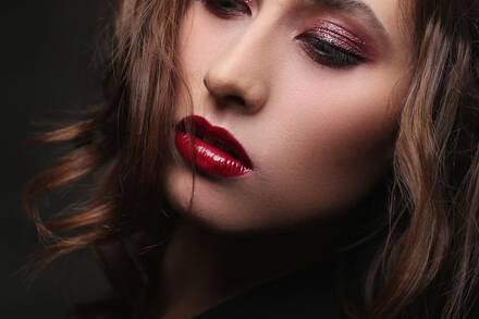 labios burdeos