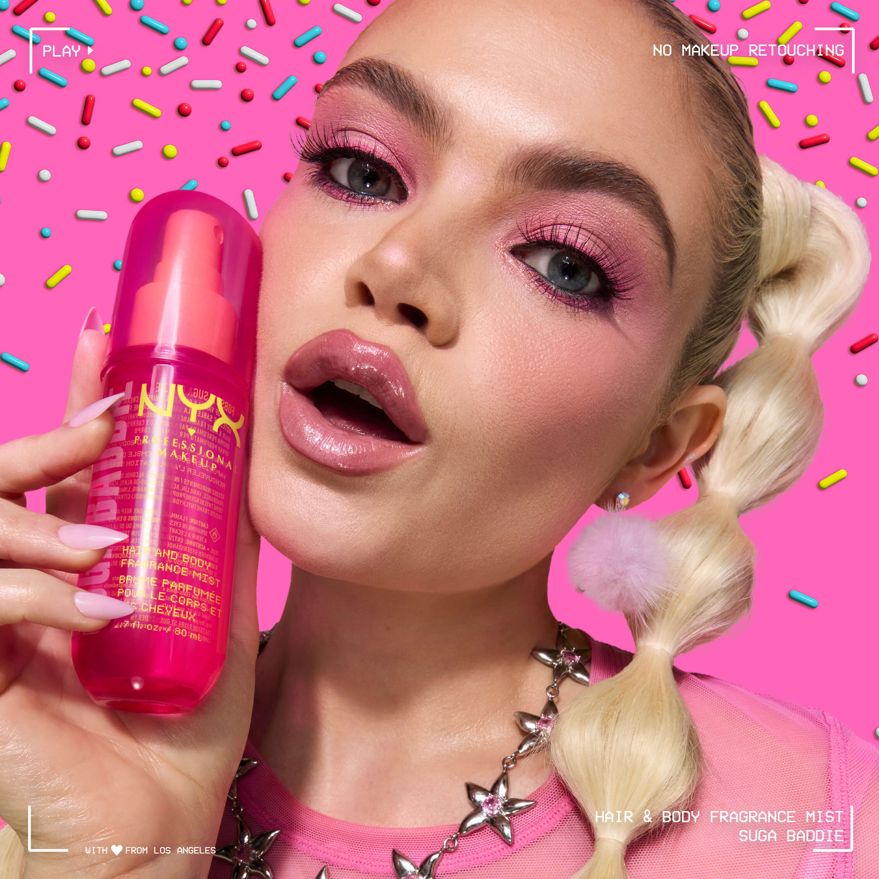 Bruma perfumada para cabello y cuerpo Suga Baddie