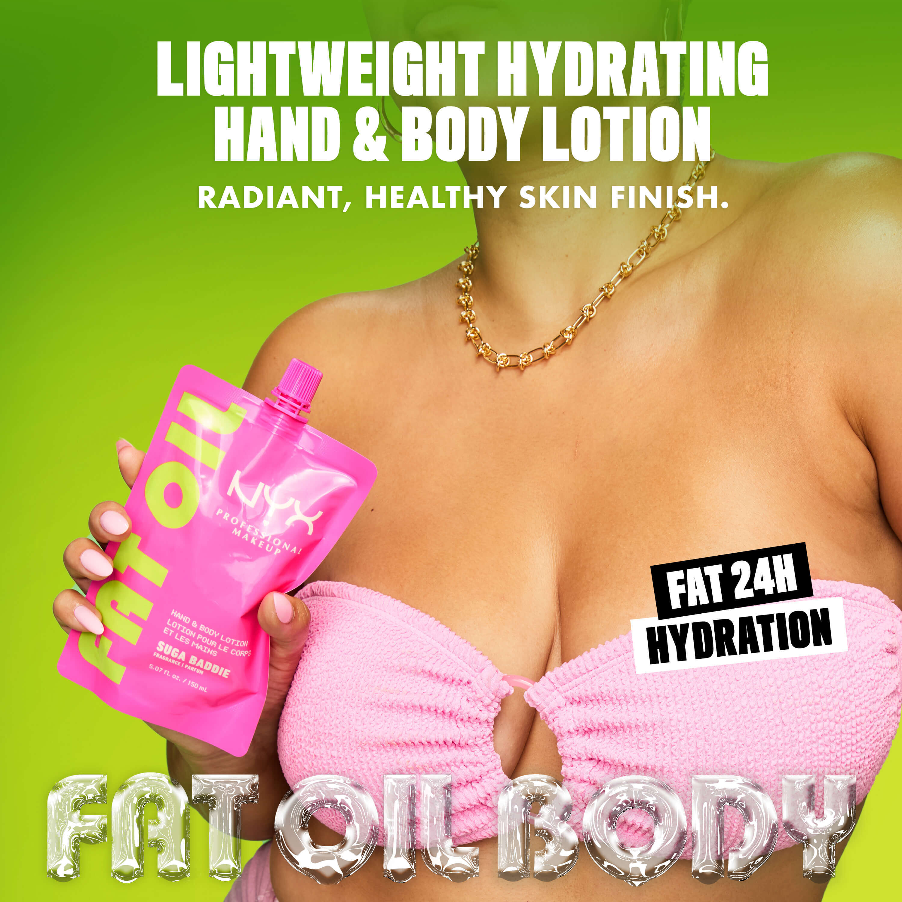 Locion corporal para cuerpo y manos Fat Oil