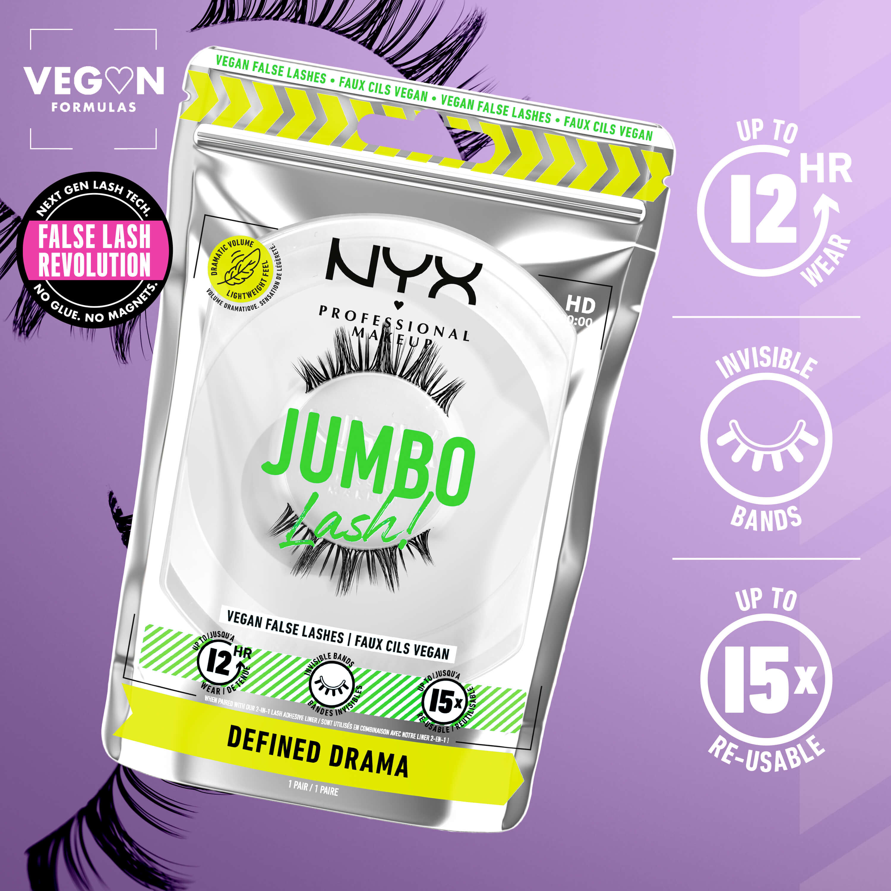 Jumbo Lash! Vegan False Lashes
