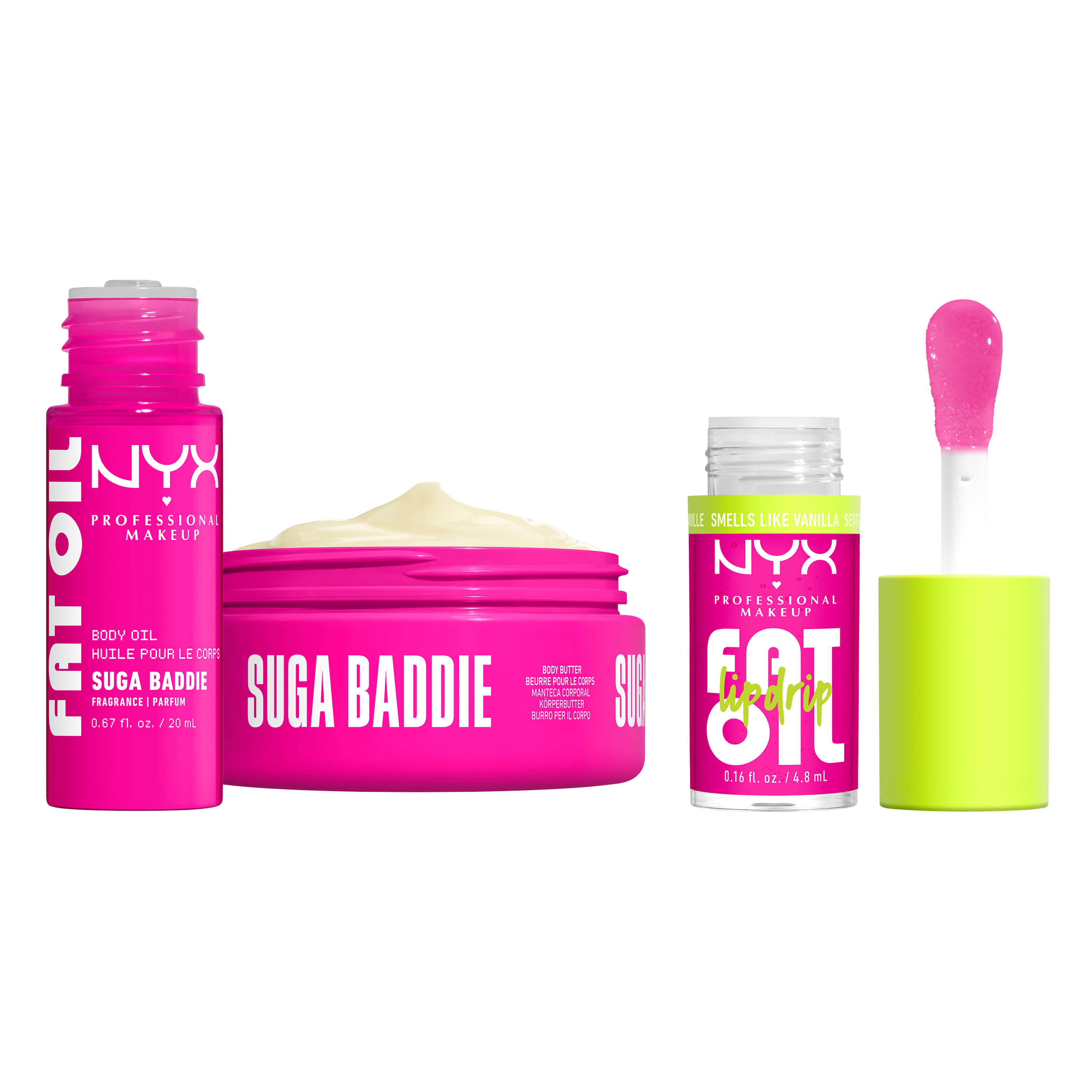 Suga Baddie Fat Oil Lip & Body Kit