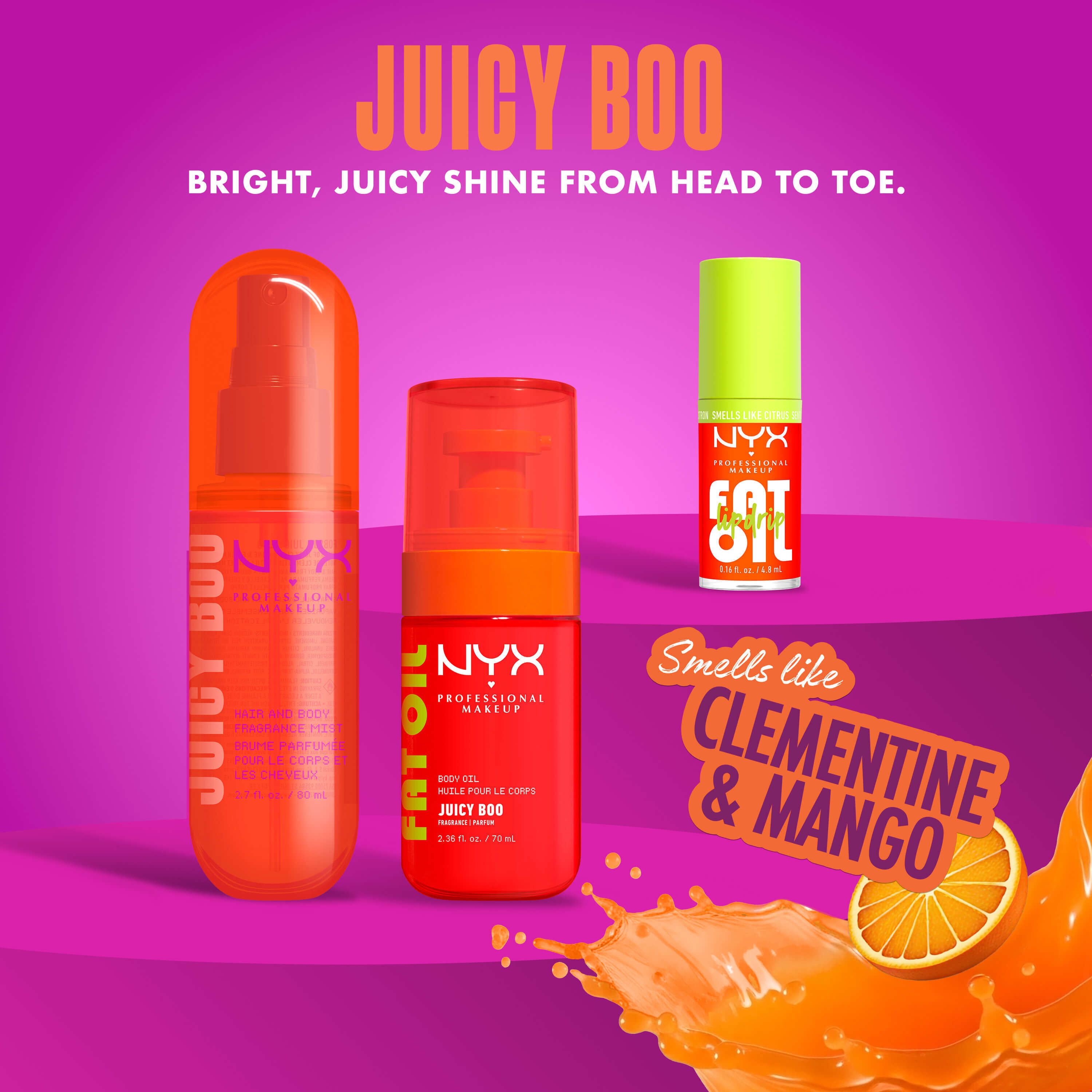 Bruma perfumada para cabello y cuerpo Juicy Boo