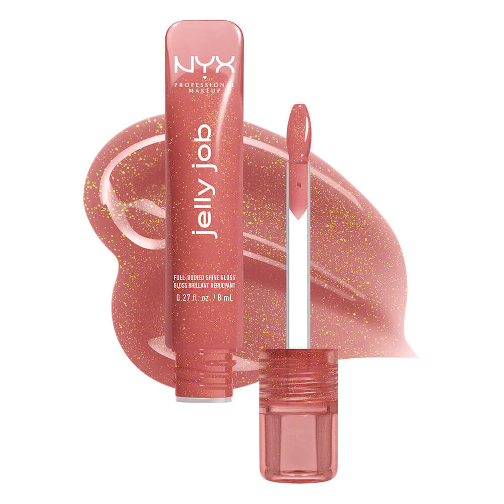 Jelly Job packshot solider show on top of product swatch in shade 05 Honey It's Jelly