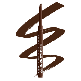 Buttermelt Stix packshot solider show on top of product swatch in shade 02 Ember Energy