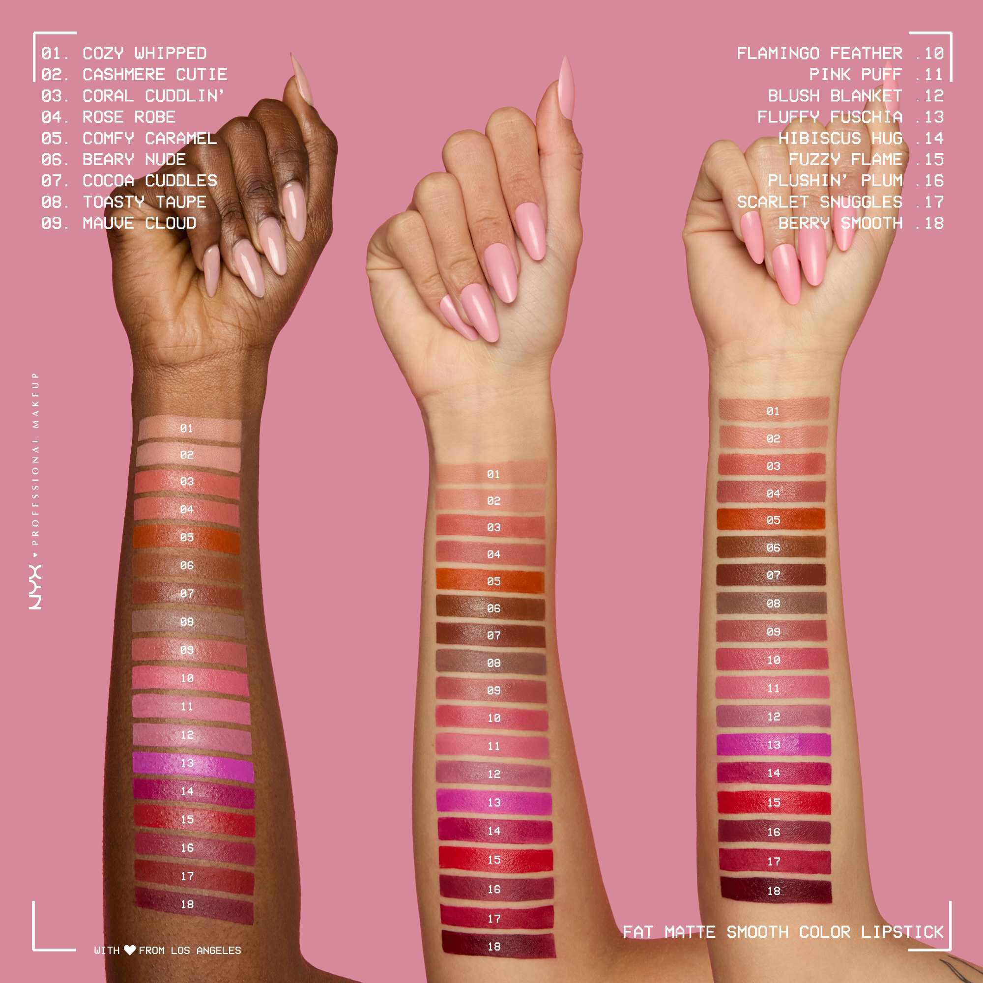Fat Matte Smooth Color Lipstick