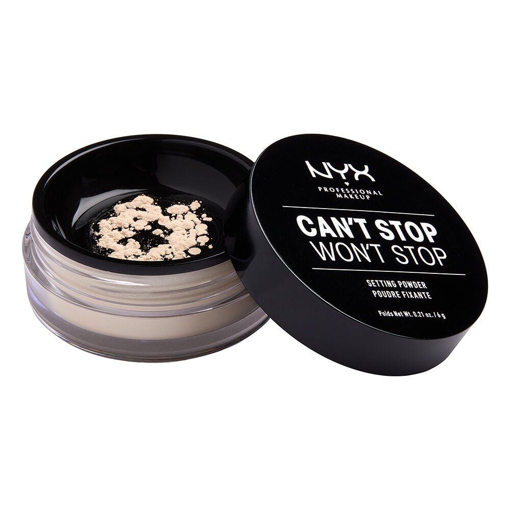 POLVOS FIJADORES CAN’T STOP WON’T STOP SETTING POWDER.