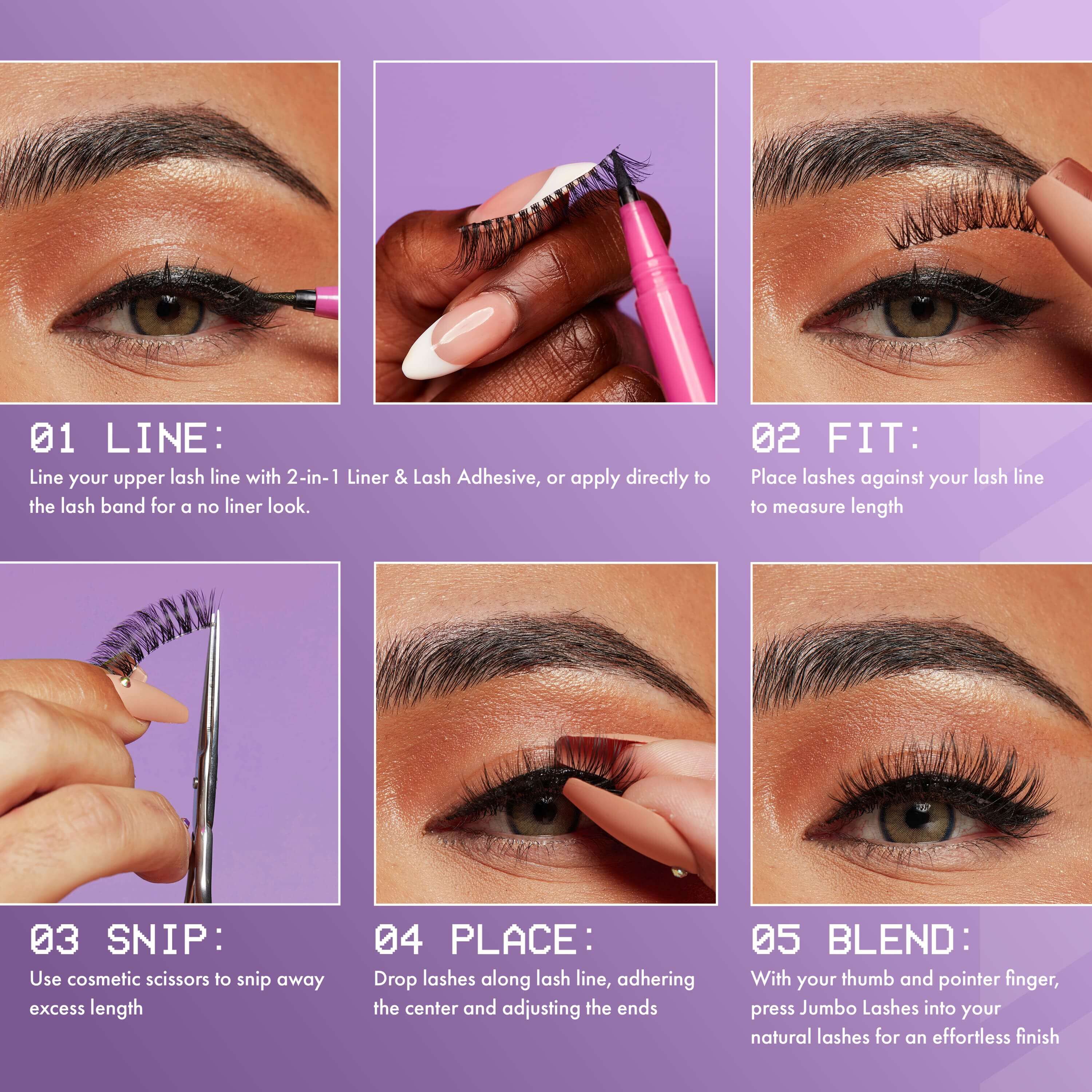 Jumbo Lash! Vegan False Lashes