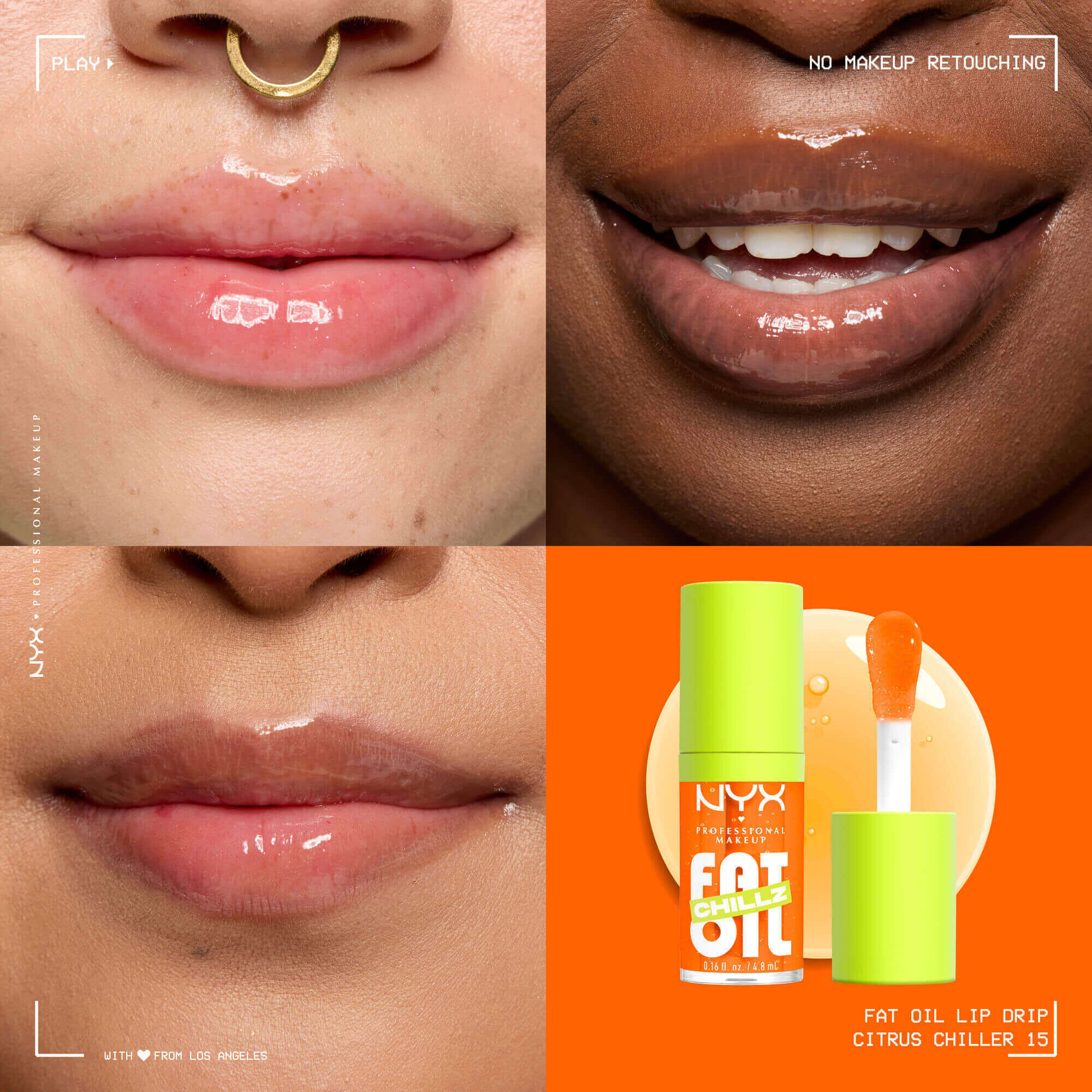 FAT OIL LIP DRIP