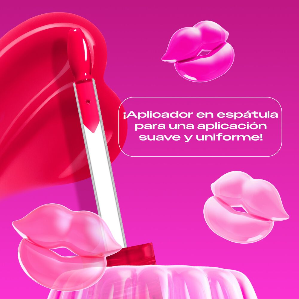 Jelly Job applicator close up highlighting the new spatula applicator for a jelly-smooth finish