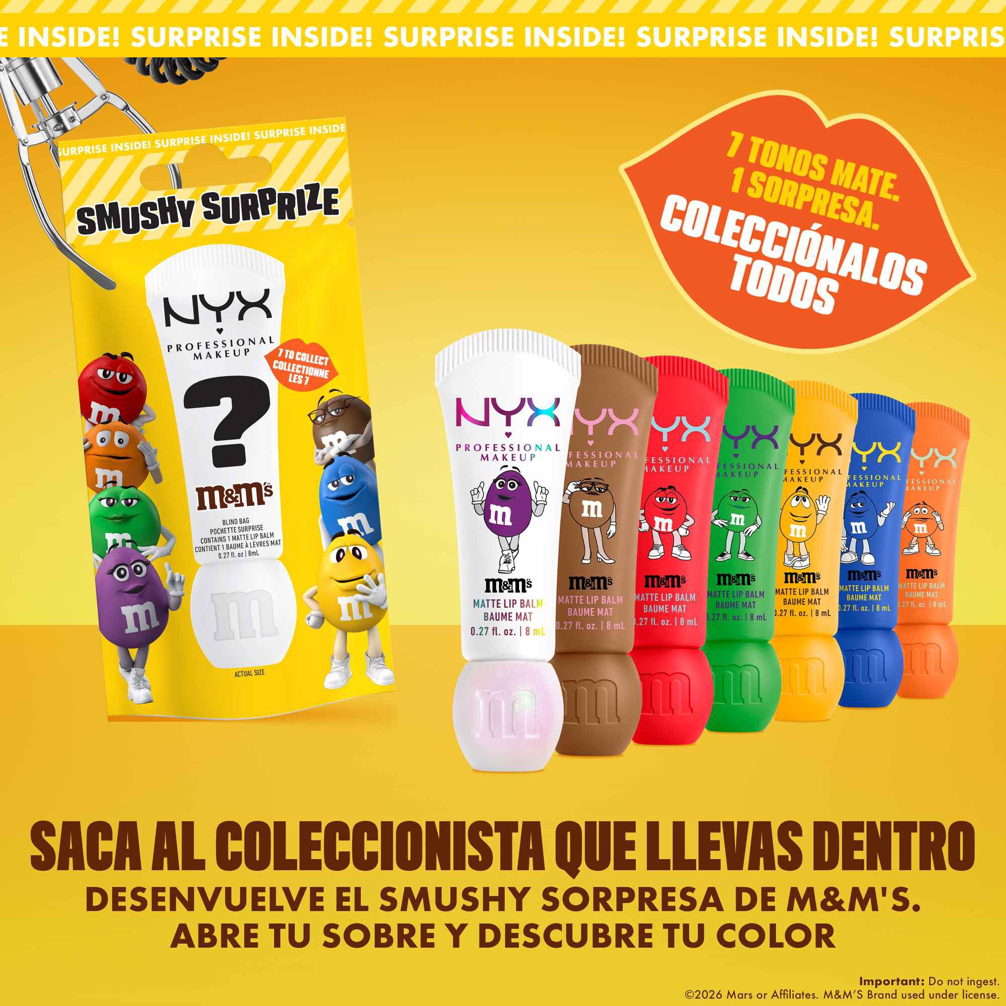 M&M'S Smushy Surprize Matte Lip Balm