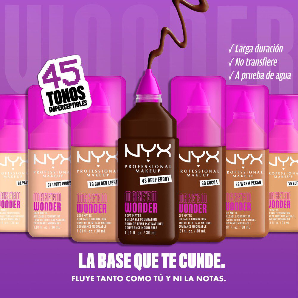 Base de maquillaje Make 'Em Wonder