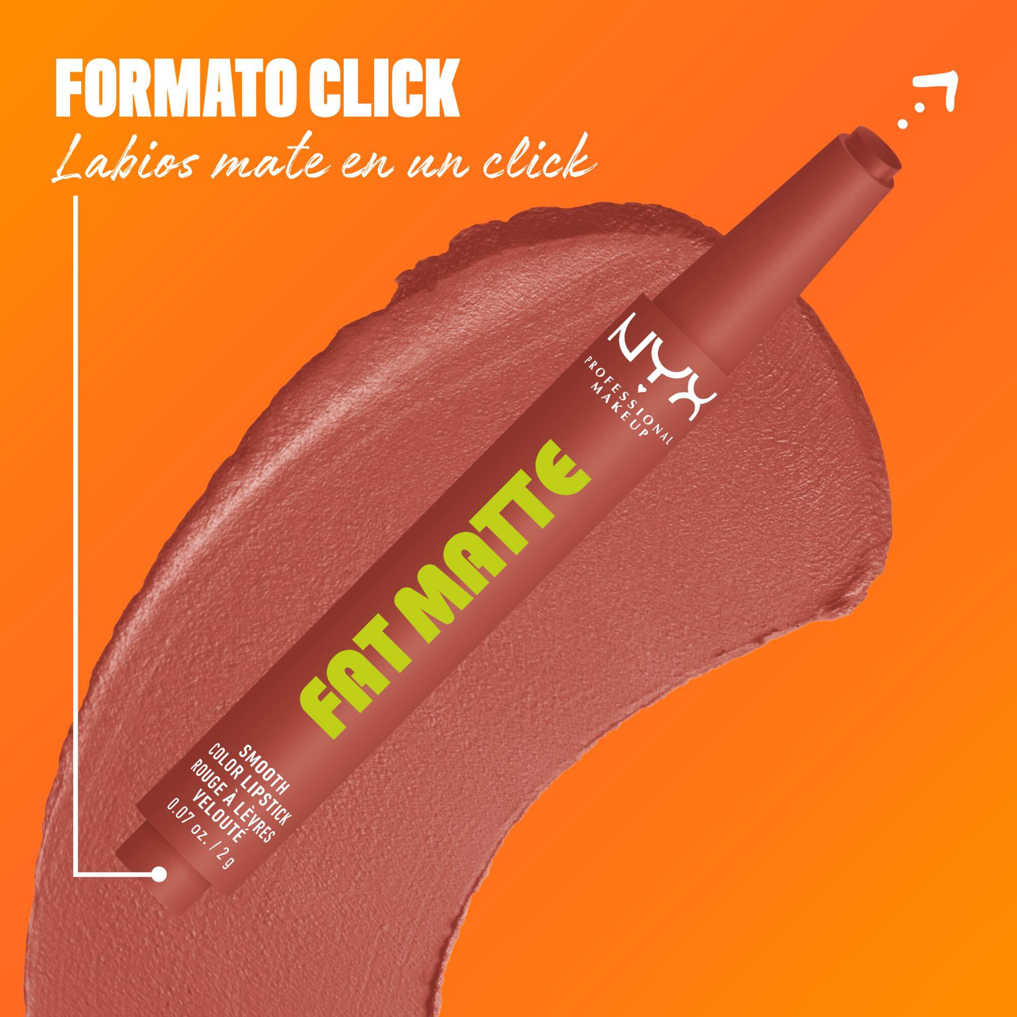 Fat Matte Smooth Color Lipstick