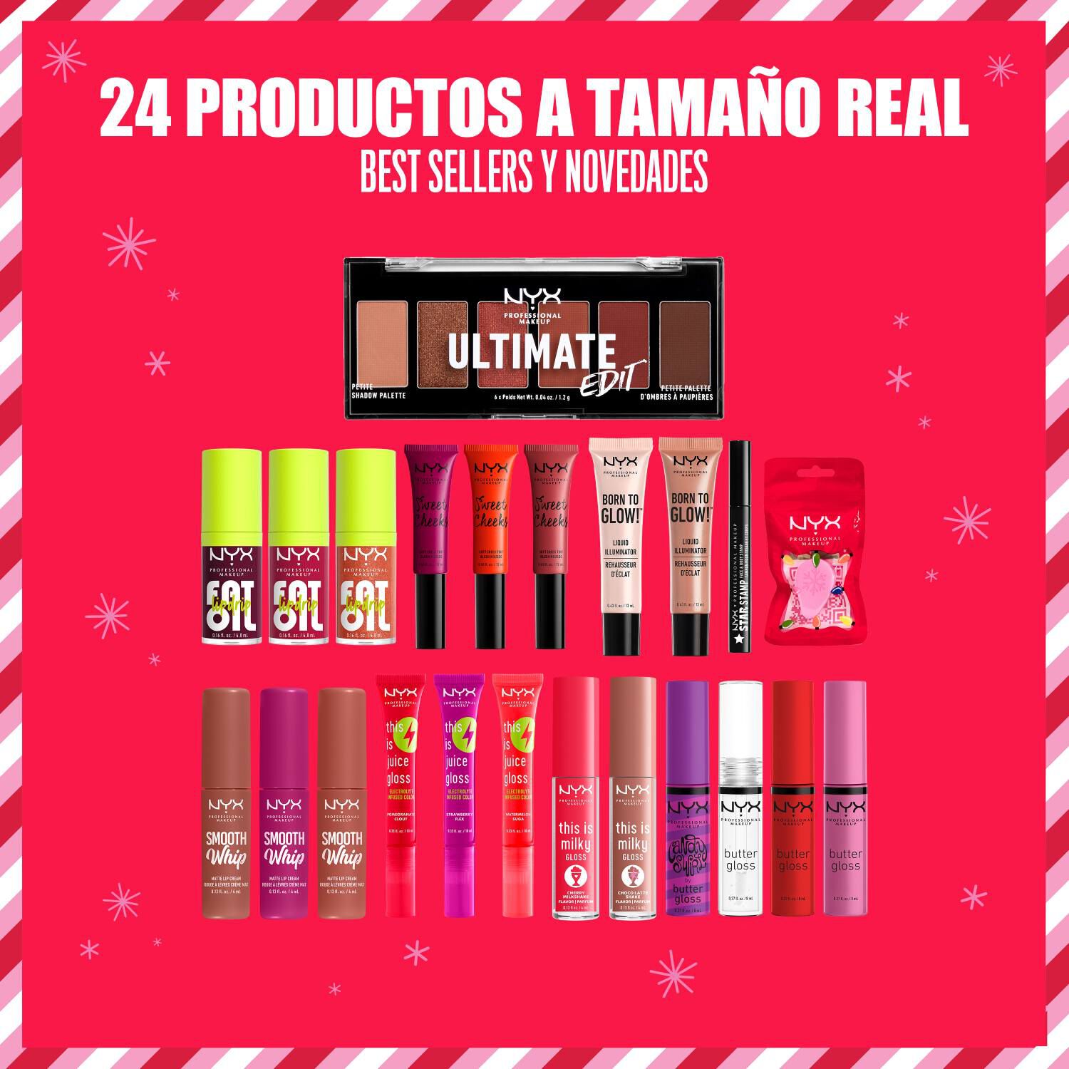 CALENDARIO DE ADVIENTO READY SET FLAMIN-GO 24 PRODUCTOS Y ACCESORIOS A TAMANO REAL