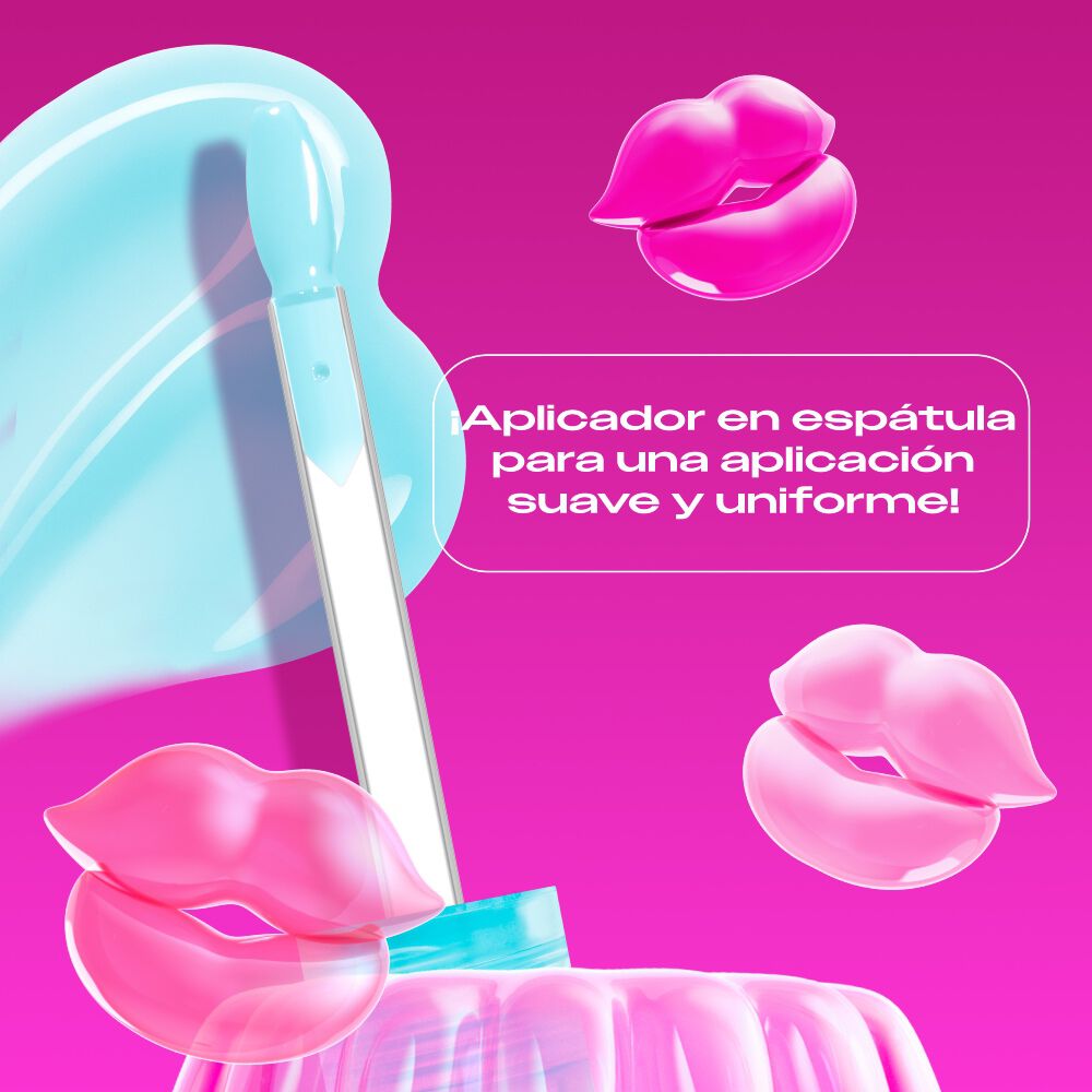Jelly Job applicator close up highlighting the new spatula applicator for a jelly-smooth finish