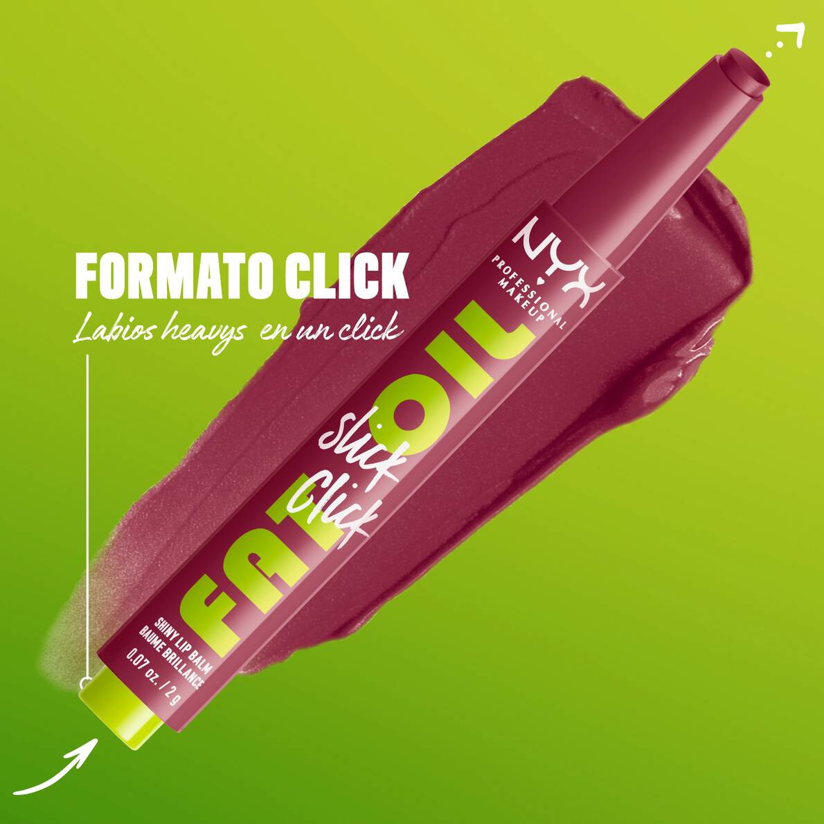 Click Fat Flap Aceite Labial Fat Oil Slick Click | NYX Professional Makeup