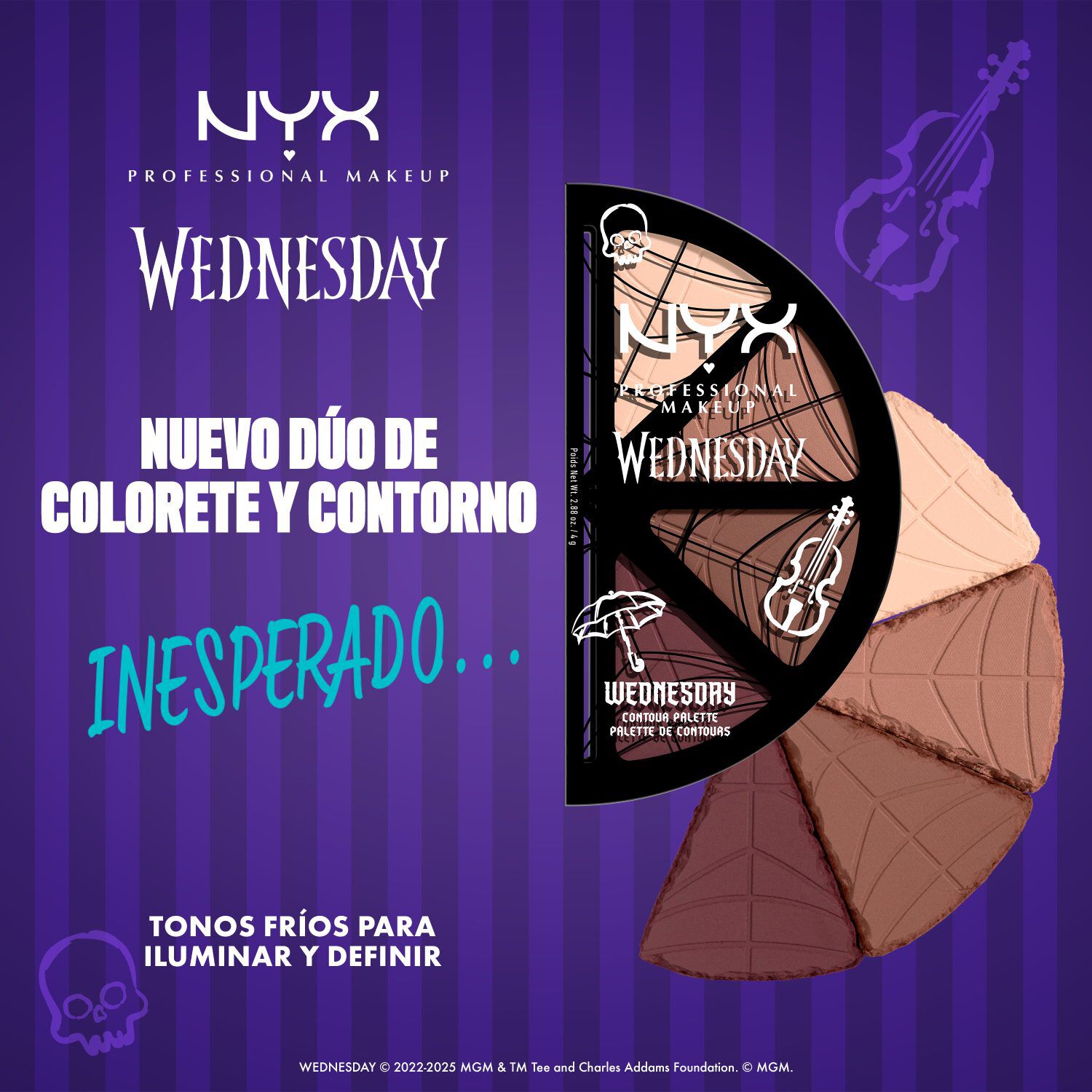 Wednesday Stained Glass Contour Palette Benefits