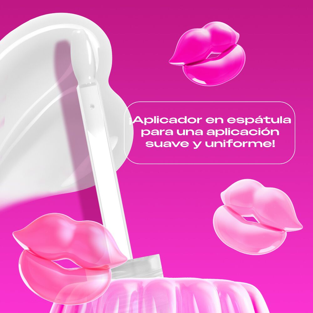 Jelly Job applicator close up highlighting the new spatula applicator for a jelly-smooth finish